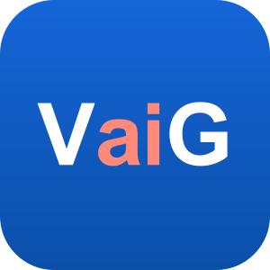 Vamshi AIG logo: V, a, i, G with the letters a-i accented